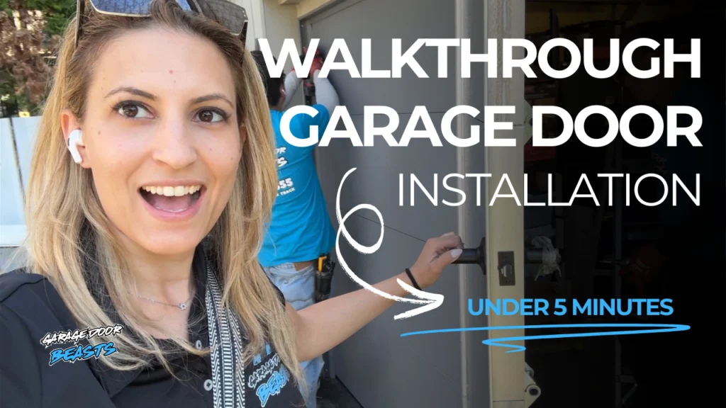 Walkthrough Garage Door Installation in Toronto